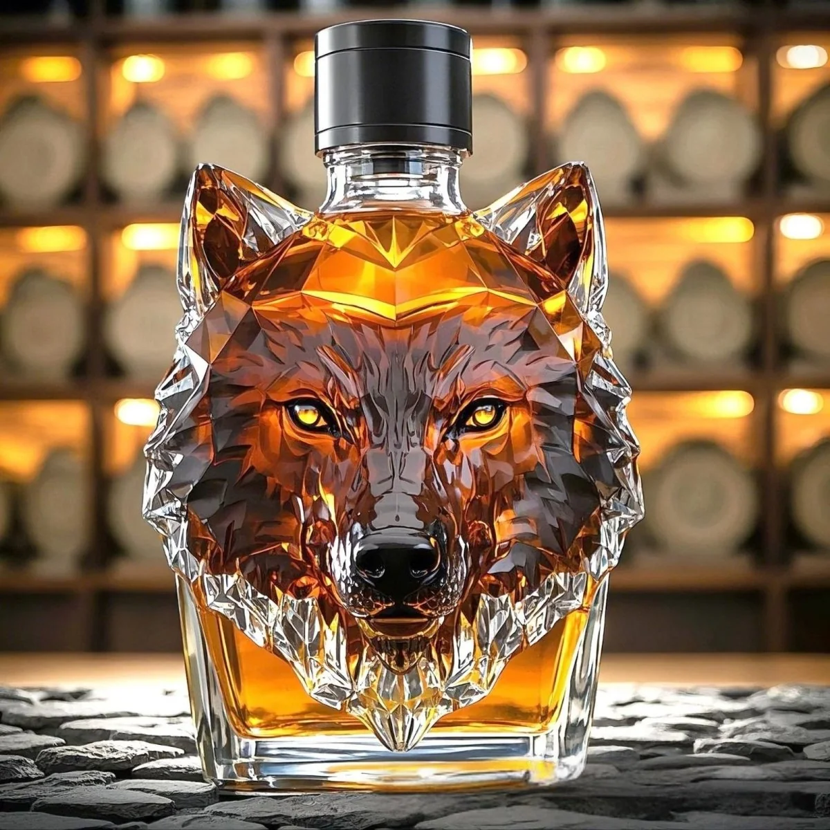 Rebellischer Whiskey-Dekanter