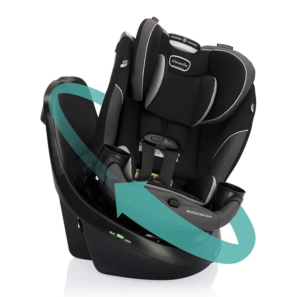 2025 Evenflo Revolve360 Slim 2-in-1 Rotatie Autozitje - Compact