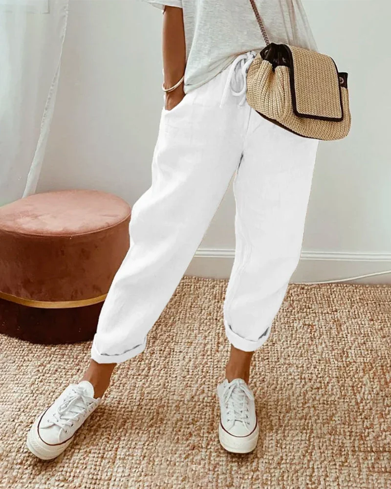 Nat��rliche Texturhose Anti-Transpiration L?ssig & elegant