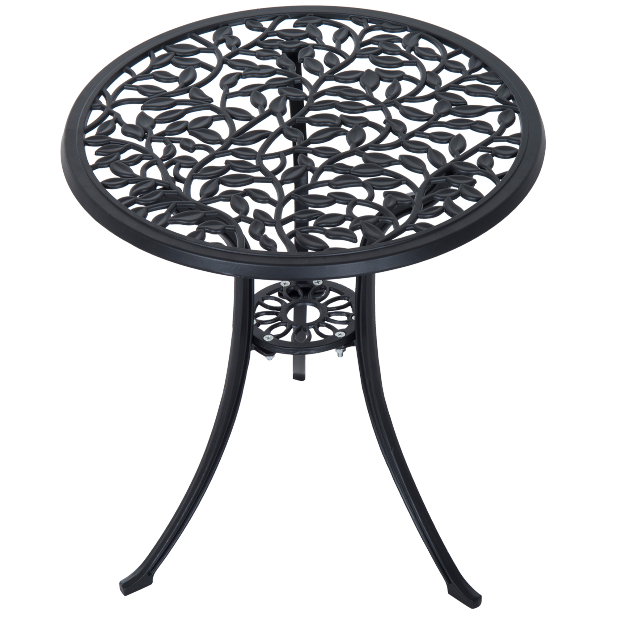 Outsunny bistroset 3 st. 60?cm x 60?cm x 65?cm