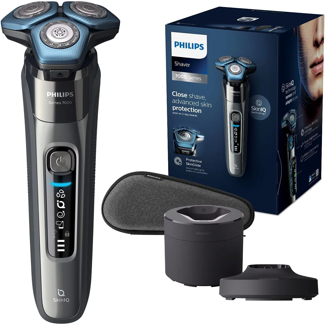 2025 Philips Scheerapparaat Serie 7000 nat en droog scheerapparaat S7887/55 met Quick Clean Pod