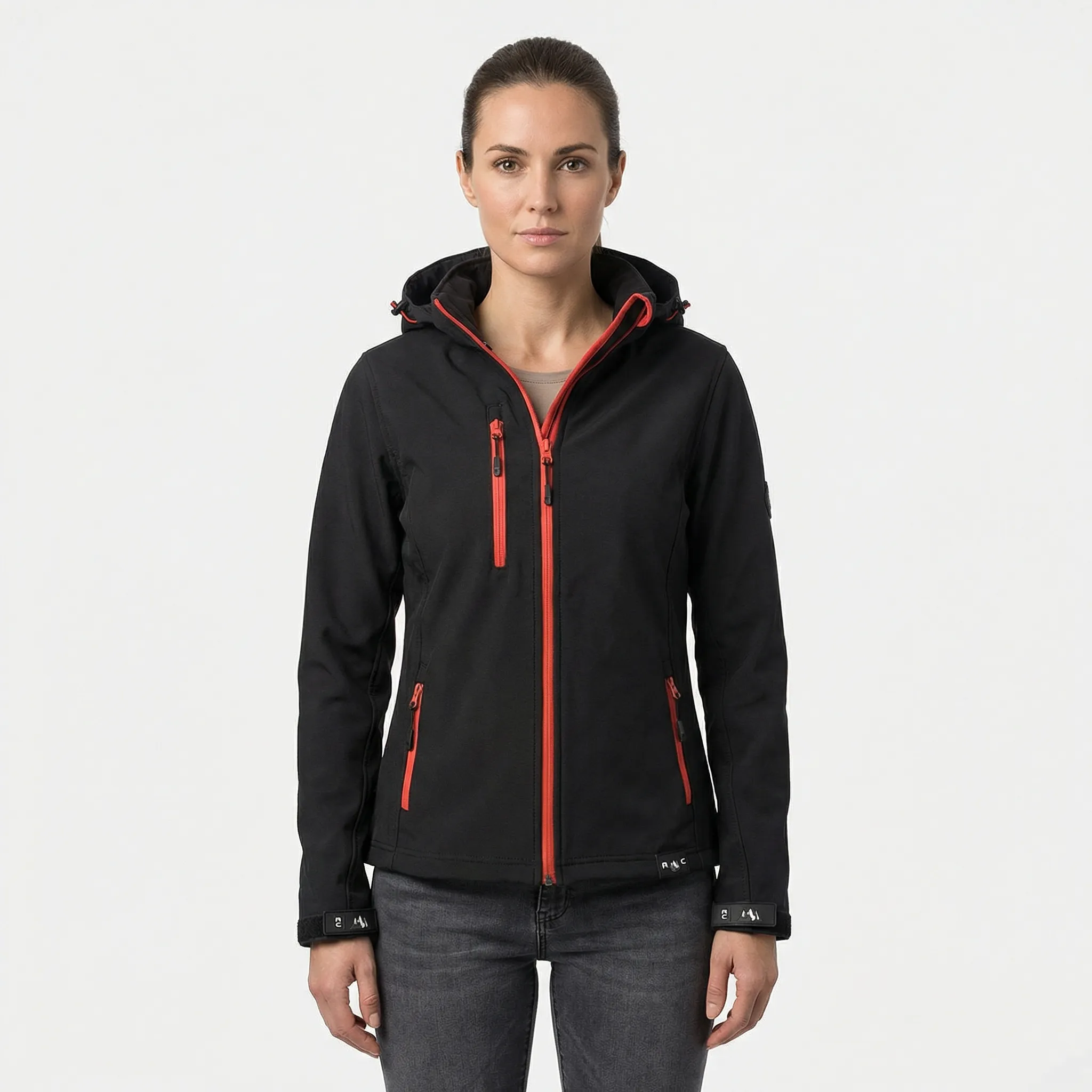 Damen Softshelljacke Mit Kapuze