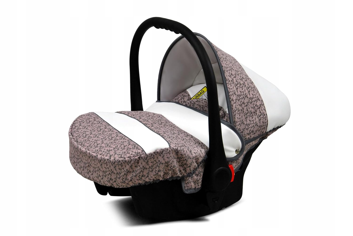 BabyLux® Bambimo Kinderwagen Set 3 in 1 - White Lux - incl. Babywanne, Buggy Sportsitz, Auto-Babyschale - Autositz - Kinderwagenset - Kombikinderwagen mit Wickeltasche, Regenschutz usw.