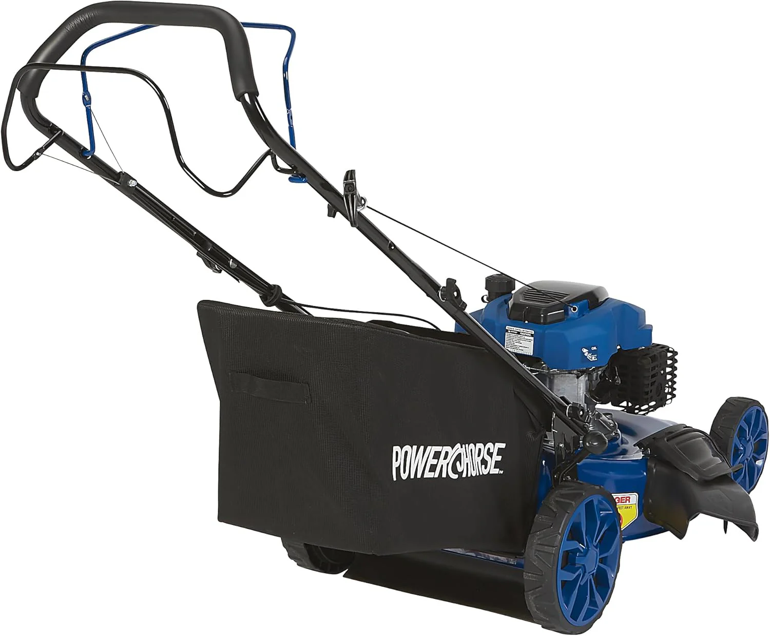 21-Inch 3-in-1 Self-Propelled Gas Lawn Mower 200cc 4-Stroke OHV Engine, Mulch, Bag