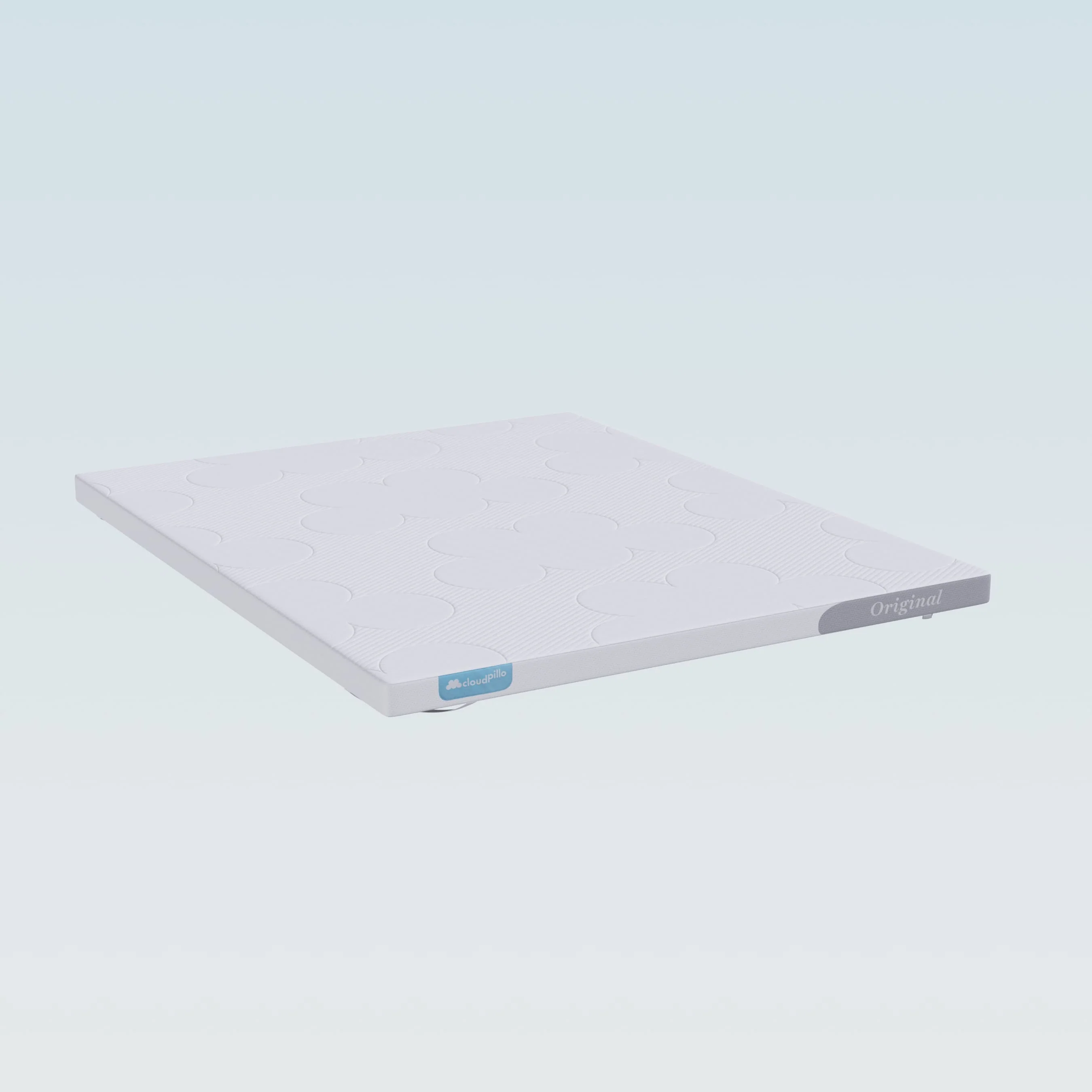 Cloudpillo Topper Original �C Comfortabele Traagschuim Matrastopper �C Drukverlagend & Ademend