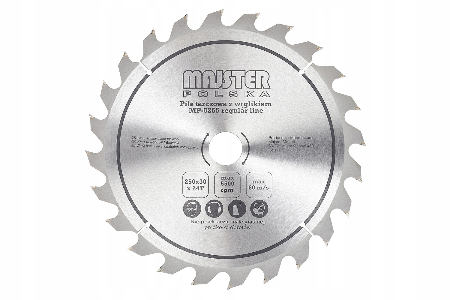 PIŁA STOŁOWA 3400W krajzega przecinarka 4-blaty tarczowa SOFT Start MP0001