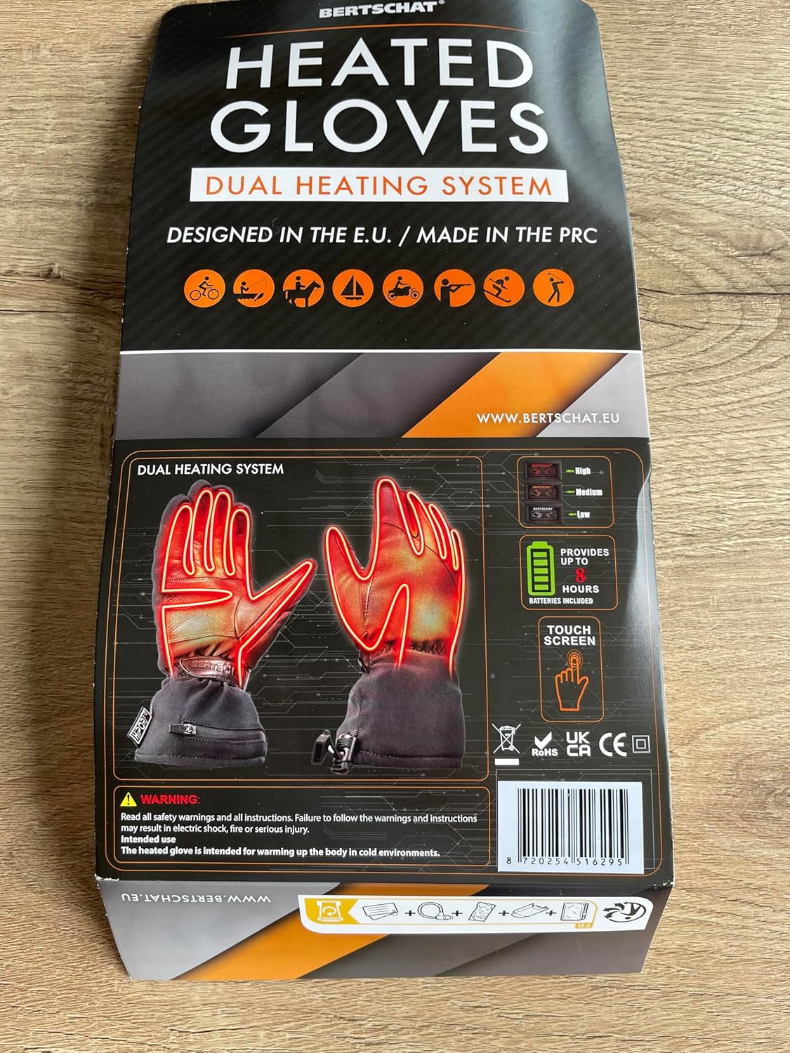 BERTSCHAT Beheizbare Handschuhe PRO Dual Heating – EINZIGARTIG: Wärme bis in Fingerspitzen, Handrücken & Innenfläche – Winterhandschuhe mit Akku & Touchscreen für Herren & Damen
