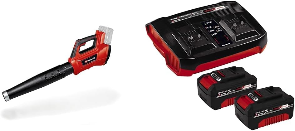 Einhell Professional Accu-bladblazer GP-LB 36/210 Li E-Solo Power X-Change (Lithium-Ion, blaasvermogen van 816 m3/u, turboschakelaar, 3-traps + afneembare buis, zonder accu en oplader)