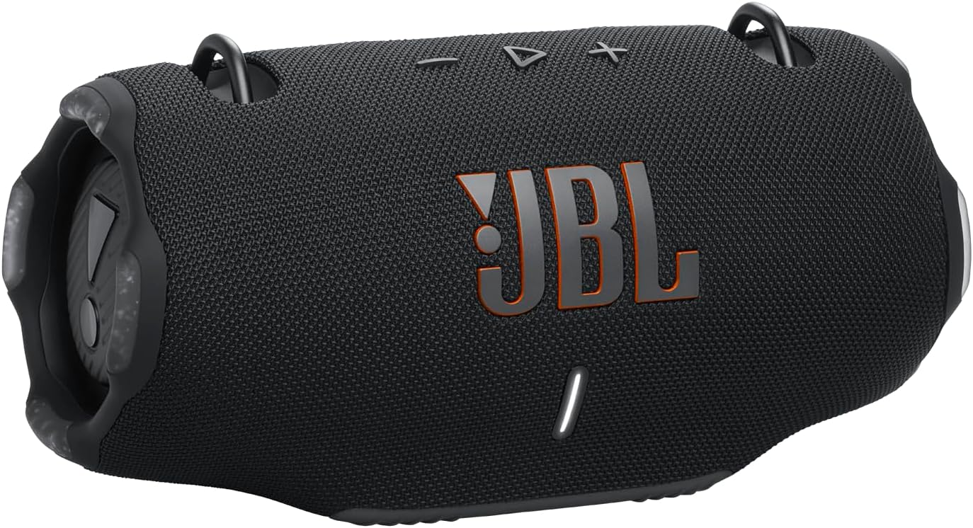 JBL Xtreme 4 Musikbox in Camouflage – Tragbare Bluetooth-Lautsprecher-Box mit tiefem Bass, KI-Sound-Boost und integrierter Powerbank – Wasserfest und staubfest – 24 Laufzeit