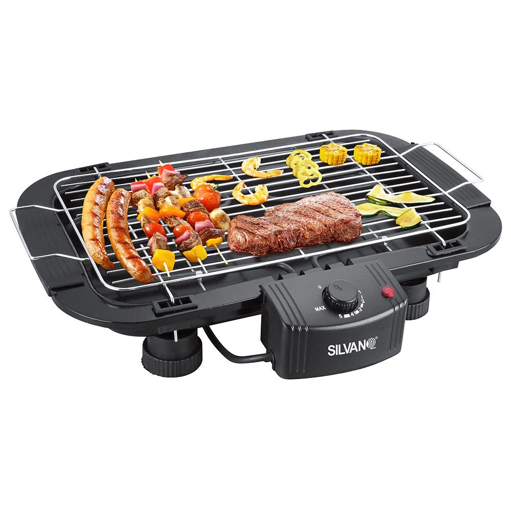 Grill elektryczny o mocy 2000 W z 2 ustawieniami wysokości