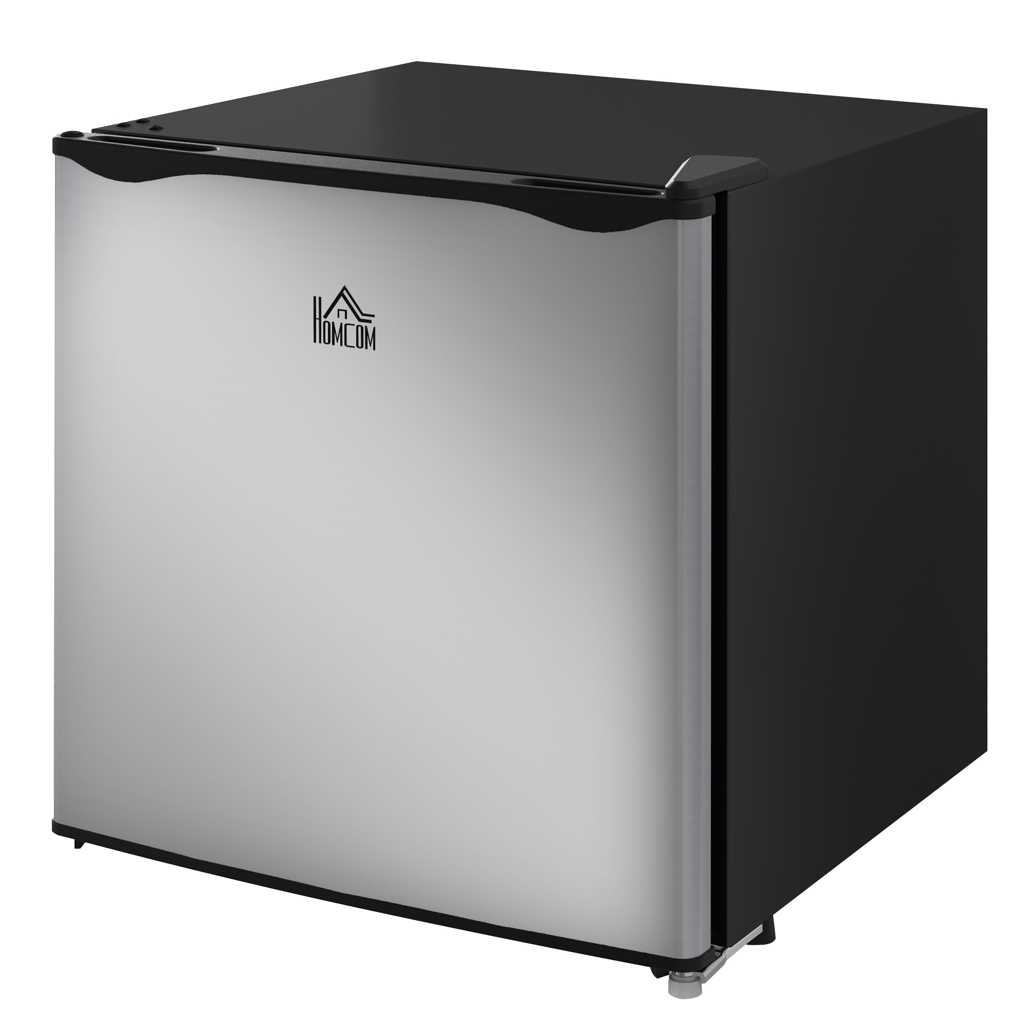 Mini-Vriezer, 35 L Minikoelkast, -14 tot -24��, 5-Staps Temperatuurregeling, 47 x 44,2 x 48,8 cm, Zilver