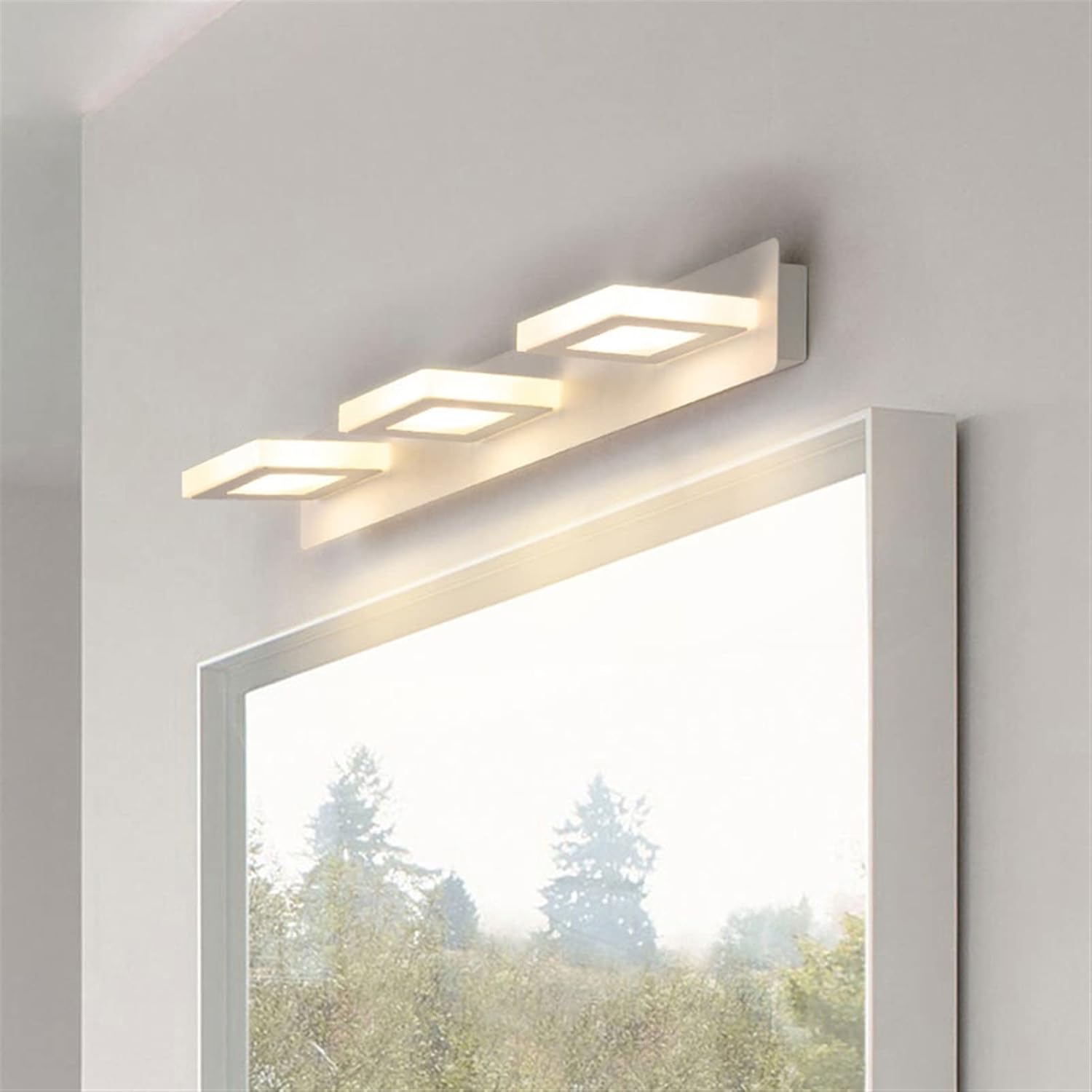 Wasserdichte Badezimmerschrank-Schminkspiegelleuchten, LED-Lampe, moderne LED-Badezimmerleuchte, Wandleuchte(12w L32cm 2-light)