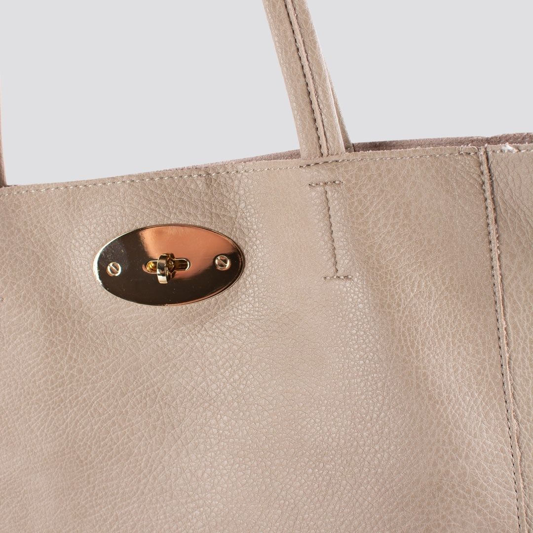 Bella Classic Tote Bag | Beige