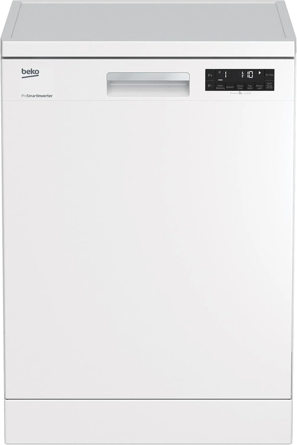 Beko BDFN26420W B300 Vrijstaande Vaatwasser, onderbouwbaar, 14 couverts, ProSmart Inverter Motor, TrayWash, HygieneIntense, 6 programma's, WaterSafe+, Wit
