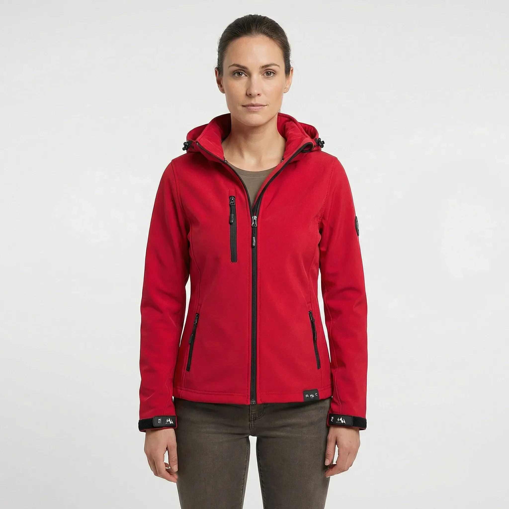 Damen Softshelljacke Mit Kapuze
