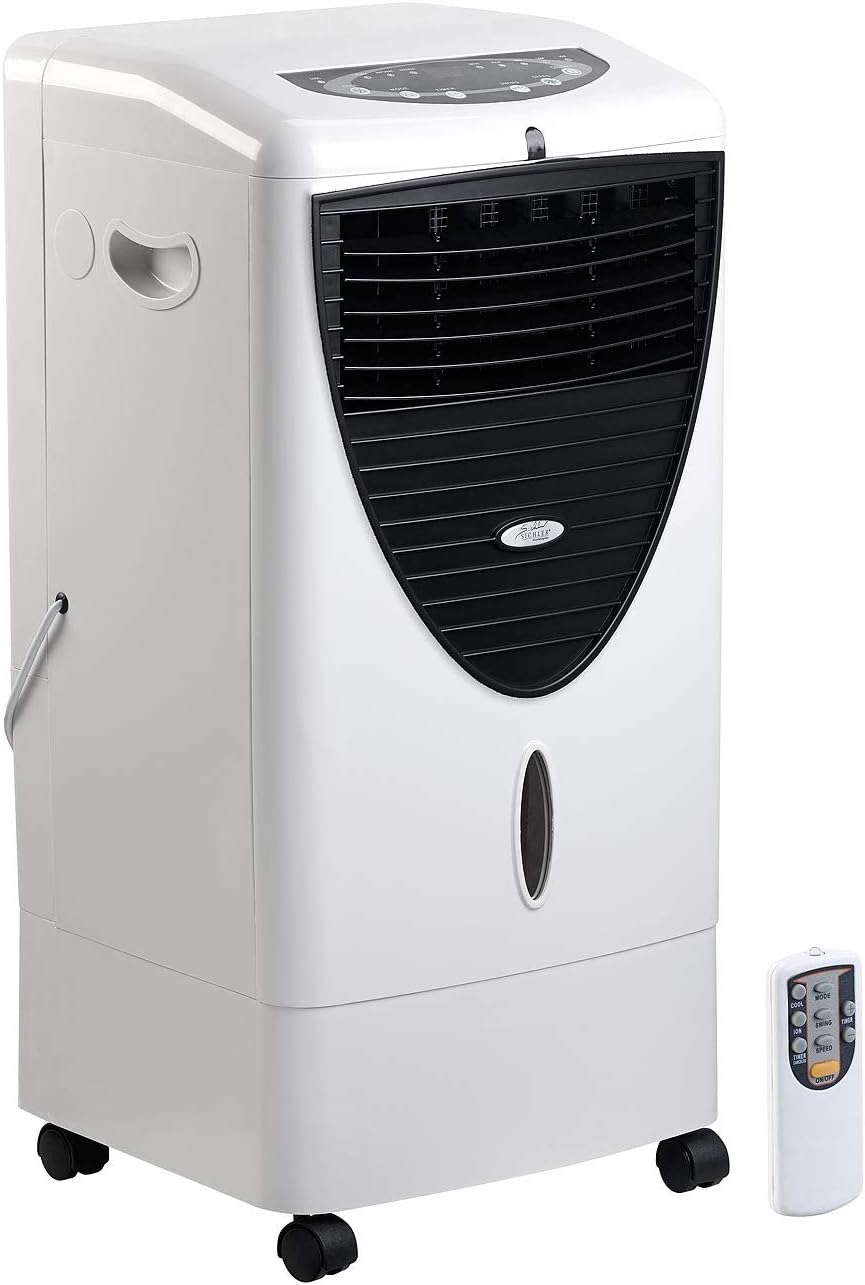 Sichler Haushaltsgeräte Oszillation Klimagerät: 3in1-Luftkühler, befeuchter und Ionisator, 20 l, 150 W, 800 ml/h (Oszillation Luftkühler, Luft, Air)