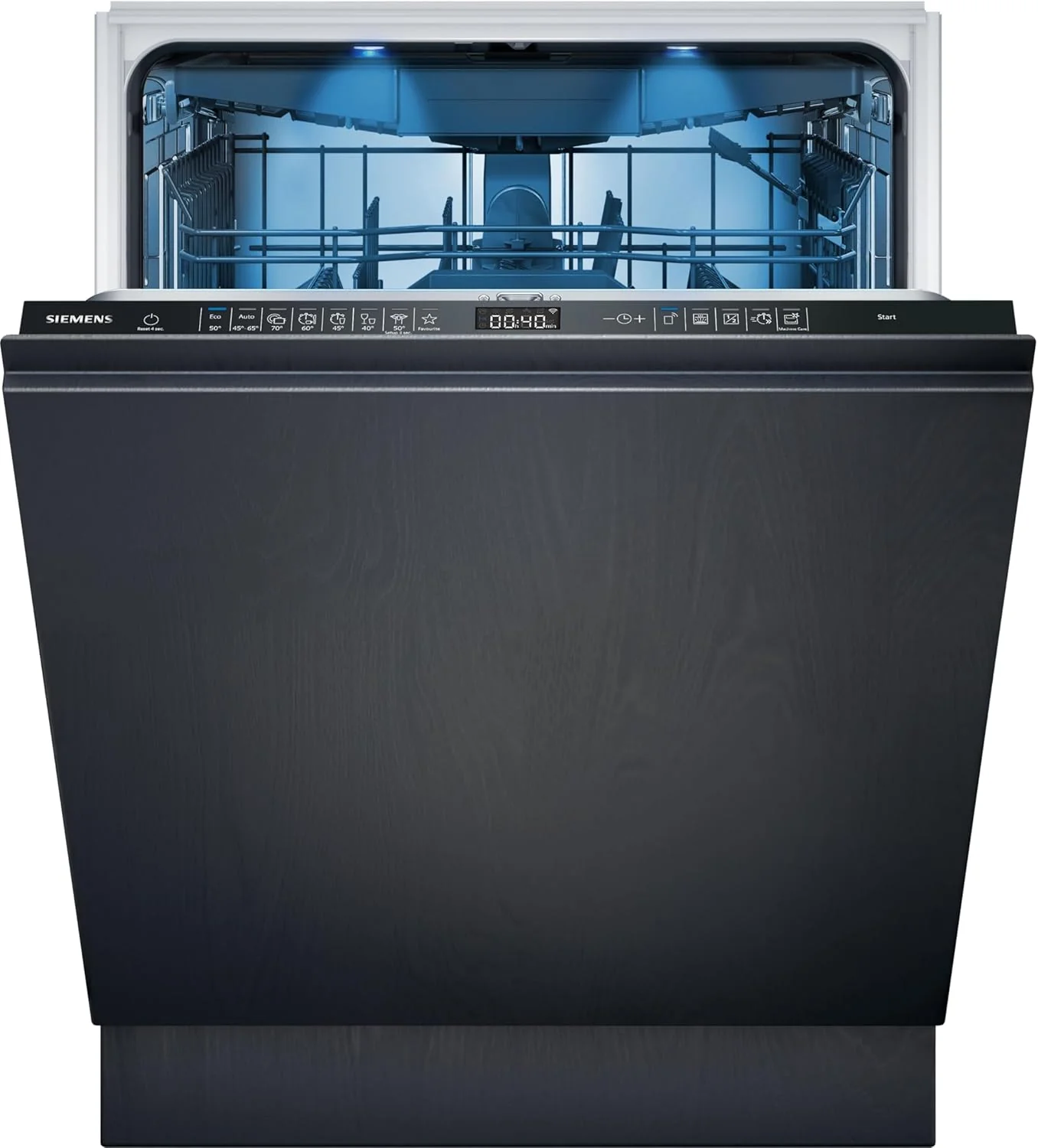 Siemens SX95EX12CE, iQ500 Smarter Geschirrsp��ler, Vollintegrierte Sp��lmaschine, 60 cm, Made in Germany, XXL, Besteckschublade, Extra leise, varioSpeed,autoOpen dry, glassZone, varioScharnier