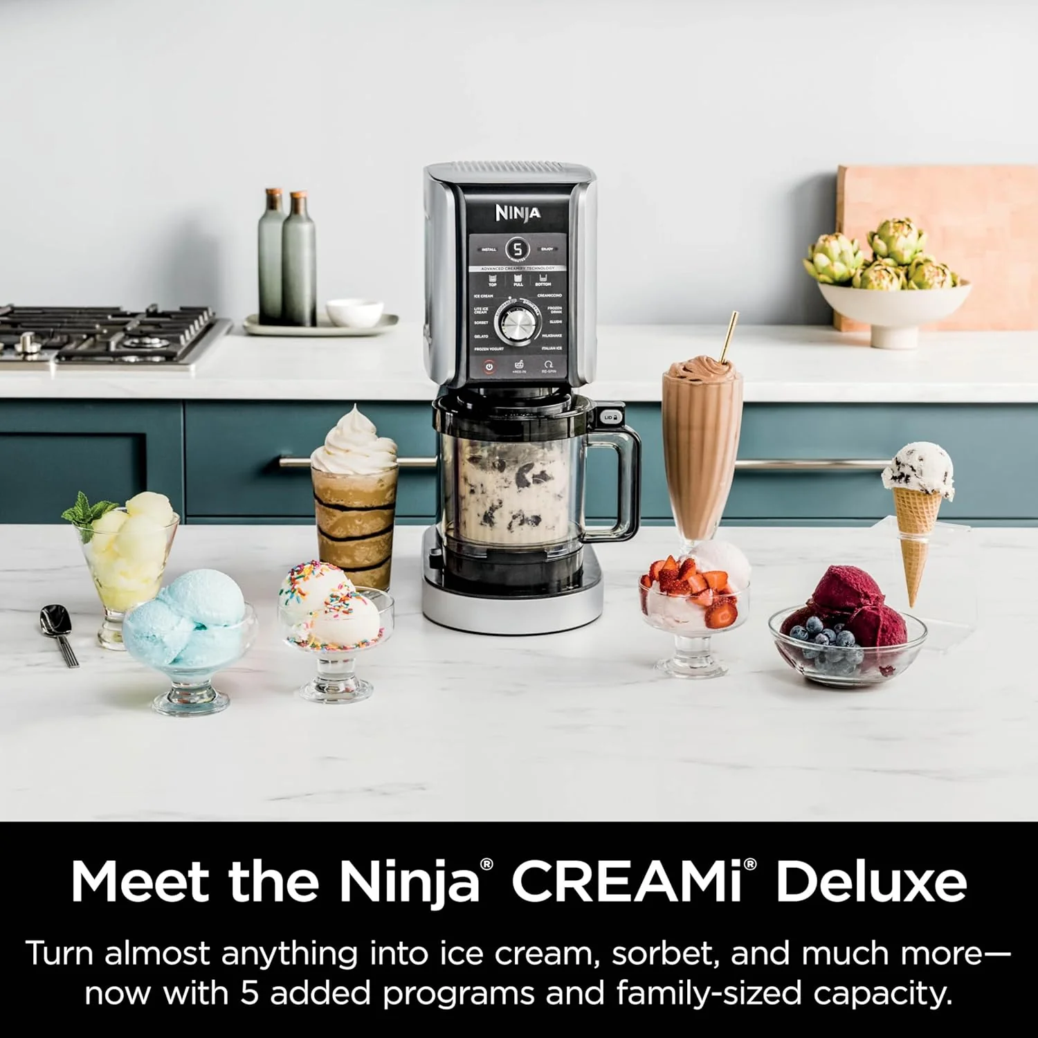 2025 Ninja CREAMi Deluxe 11-in-1 IJs- en Frozen Treat Maker