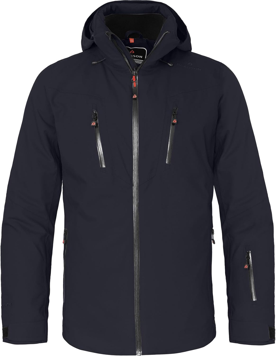 Bergson RESO 2 | Herren Skijacke & Winterjacke, wattiert, wasserdicht, Winddicht, atmungsaktiv - ✓ Normal-/Kurz-/Langgrößen, ✓ wasserdicht (20.000 mm) & verschweißte Nähte, ✓ Win