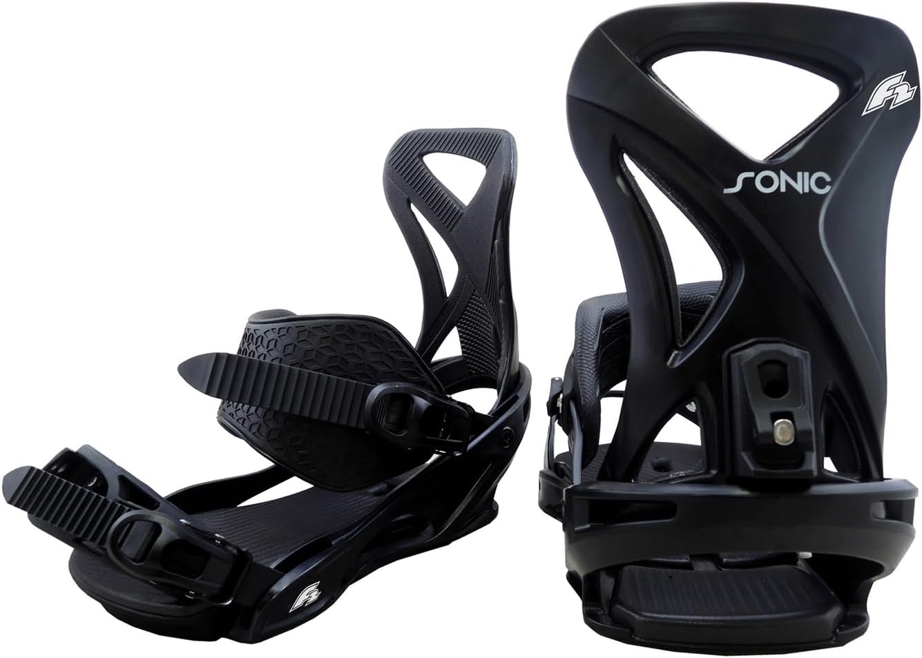 F2 Set Snowboard Blackdeck Schwarz + Sonic Pro Bindung Größen wählbar