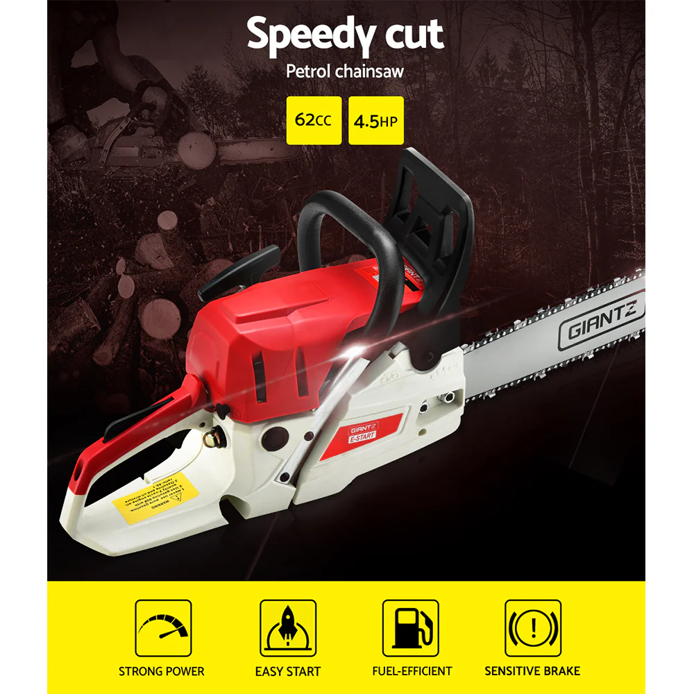 Giantz Chainsaw Petrol 62CC 20