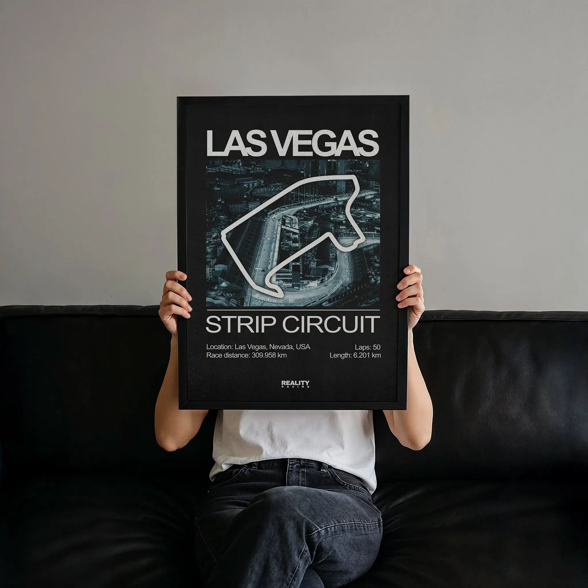 Las Vegas GP Strip Circuit Poster �?Digital Edition