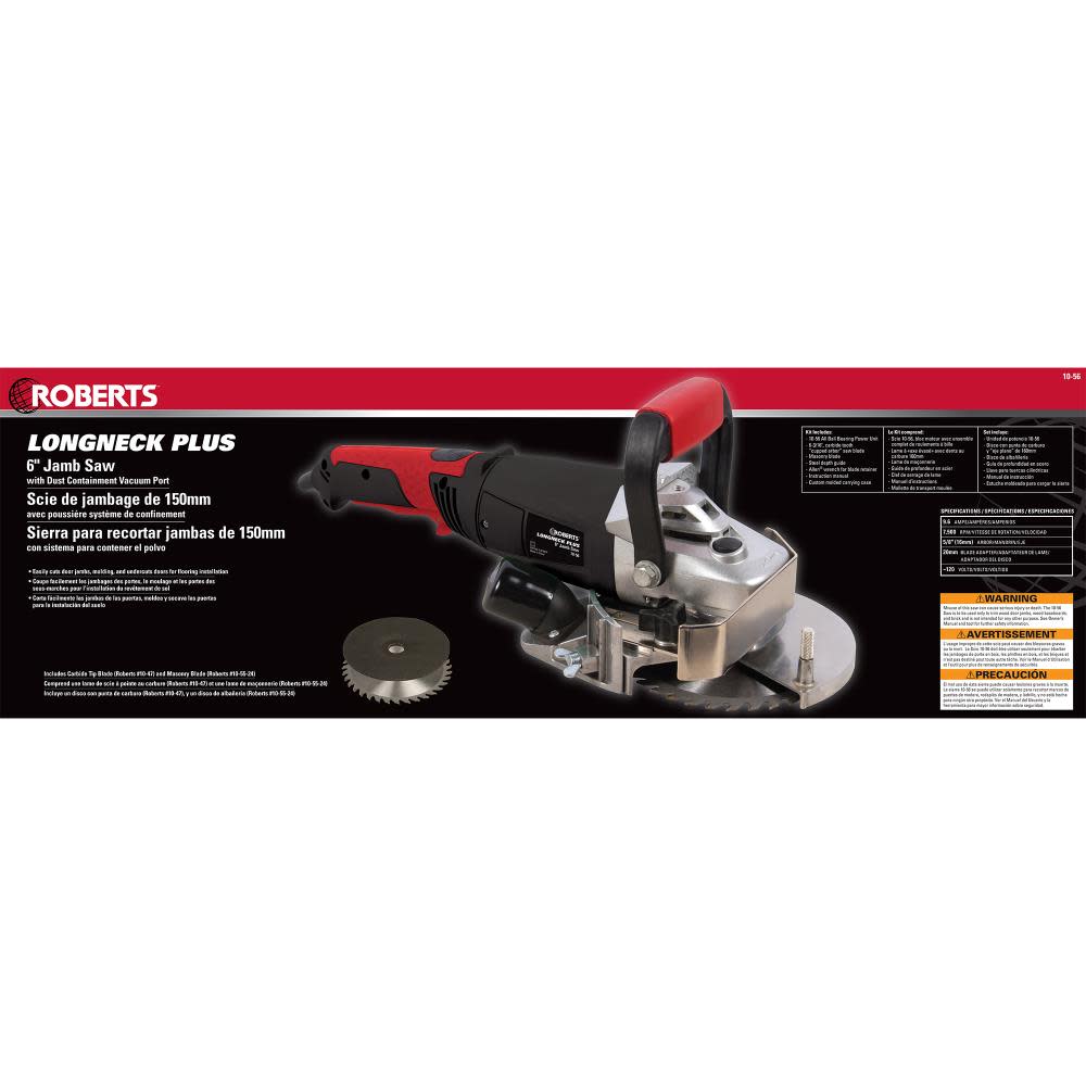 Longneck Plus 120 Volt 6 in. Jamb and Undercut Saw