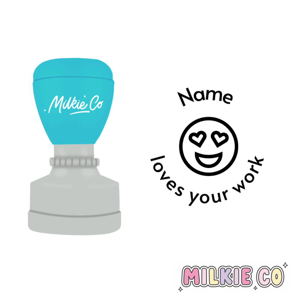 'Loves your work' Stamp