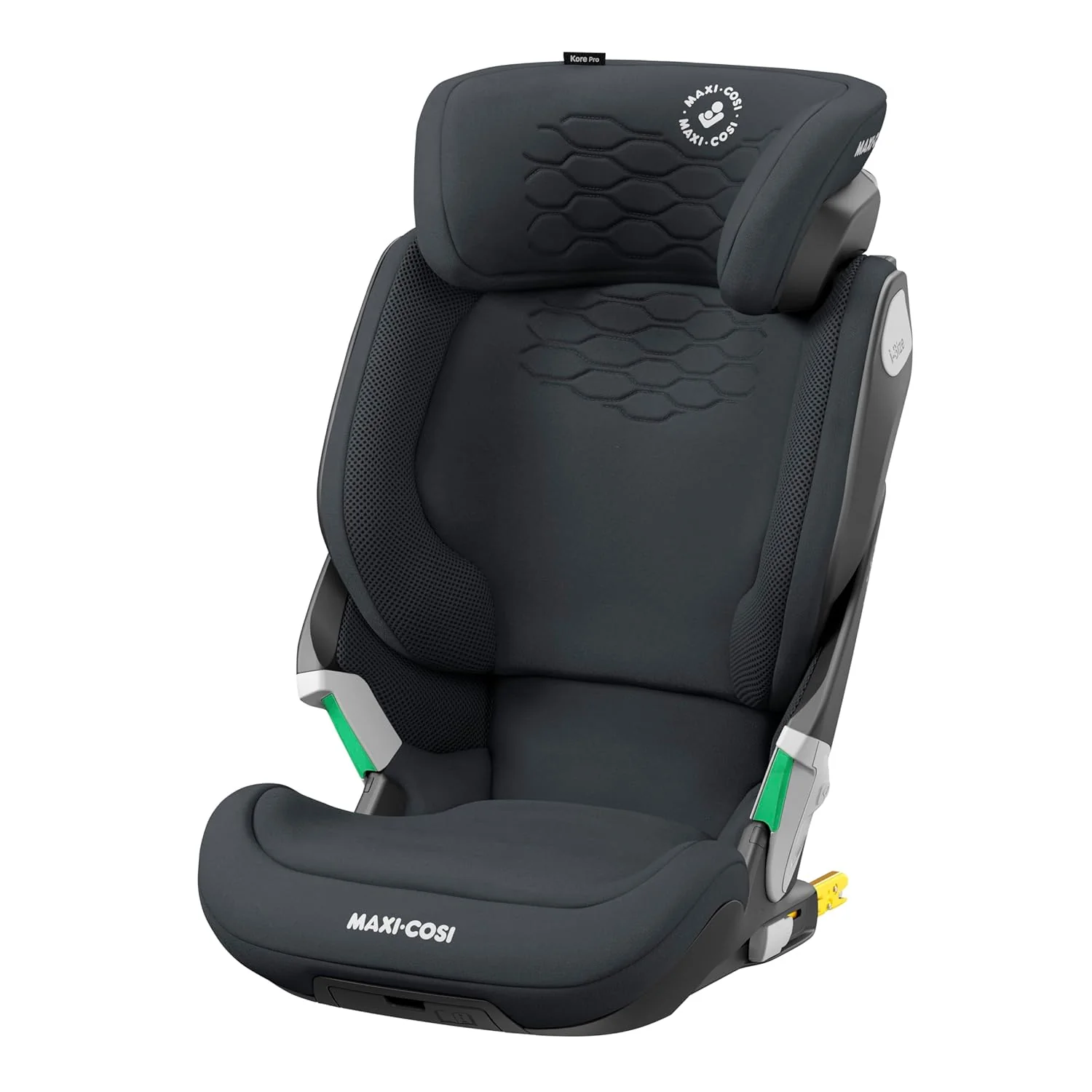 Maxi-Cosi Kore Pro i-Size Kindersitz, 3.5–12 Jahre, 100–150 cm, ClickAssist Licht, Verstellbare Höhe/Breite, Side Protection System+, Authentic Cognac