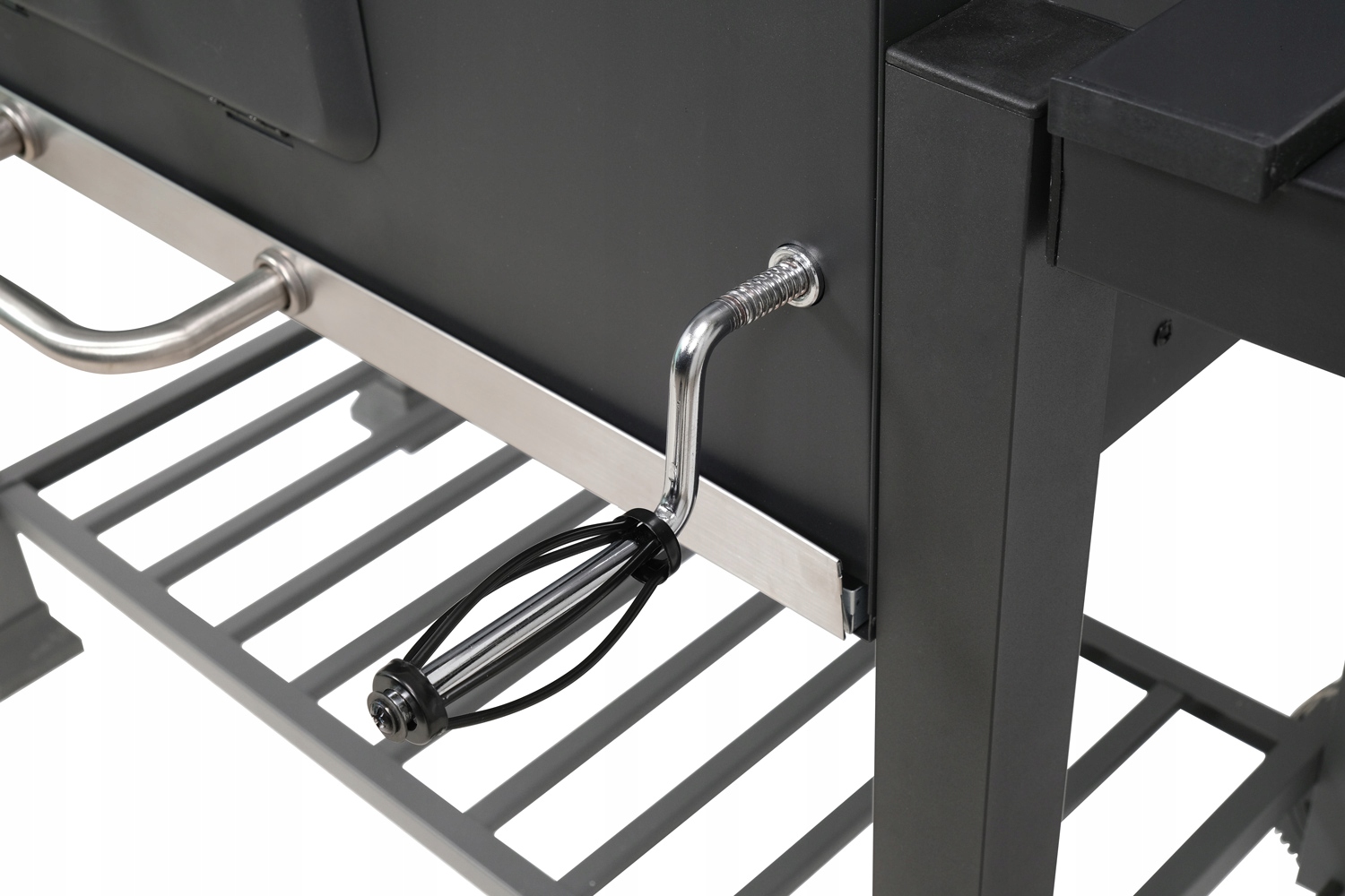 DUŻY GRILL WĘGLOWY XXL REGULOWANY ŻELIWNY RUSZT 78x42,5mm 3 PÓŁKI LUND