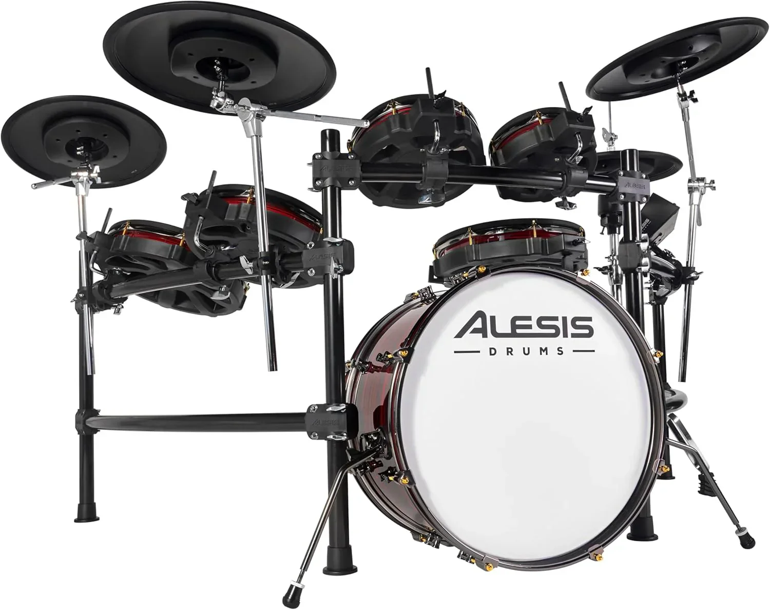 Alison Strata Prime Electronic Drum Set with Touch Screen Dual Area Grid Head