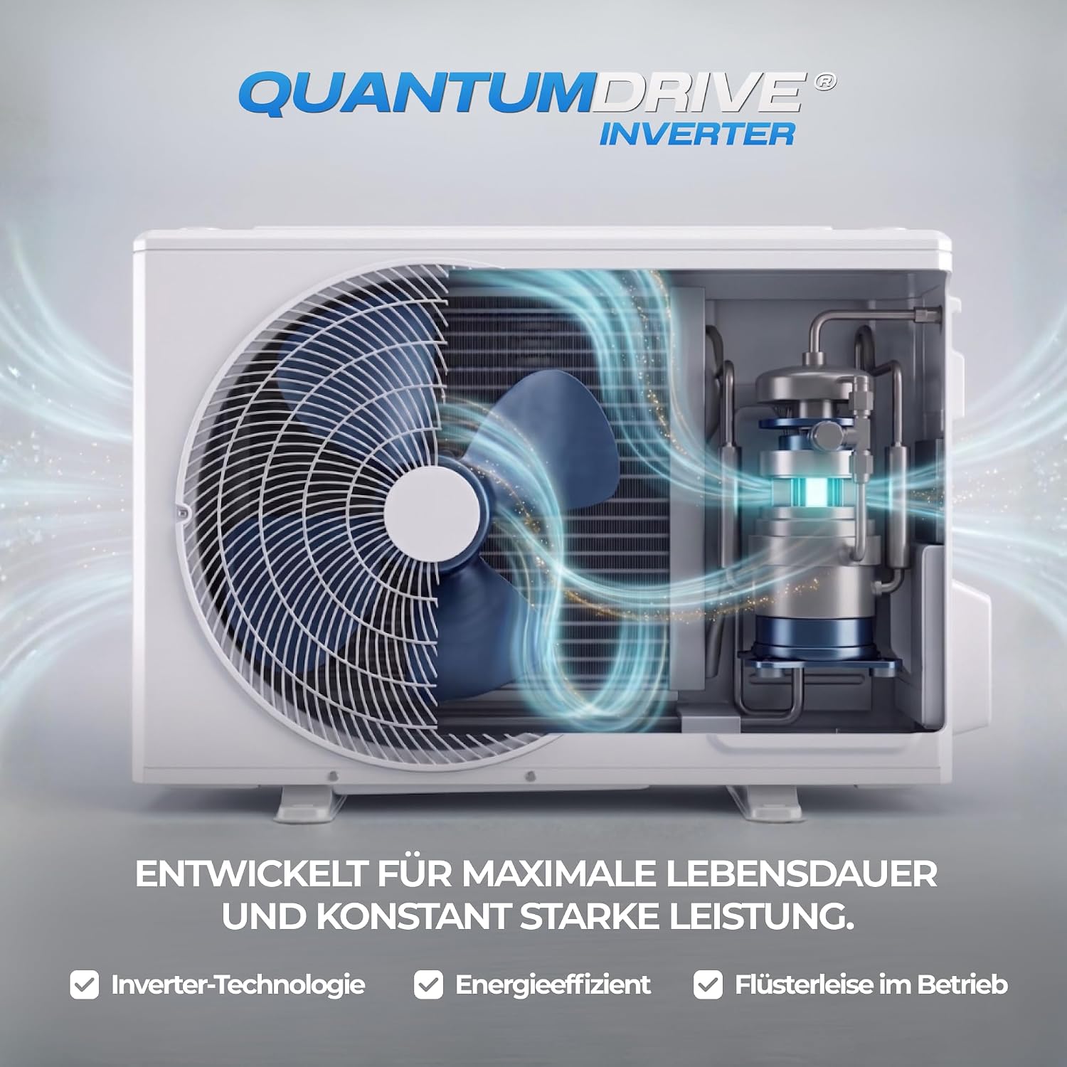 Kältebringer A+++ R290 Split Klimaanlage 12000 BTU (3,7 kW) - mit Heizfunktion, WiFi & App, bis 60m², sehr leise, 5m Kupferleitung, Kältemittel R290, Montagematerial, Wandhalterung