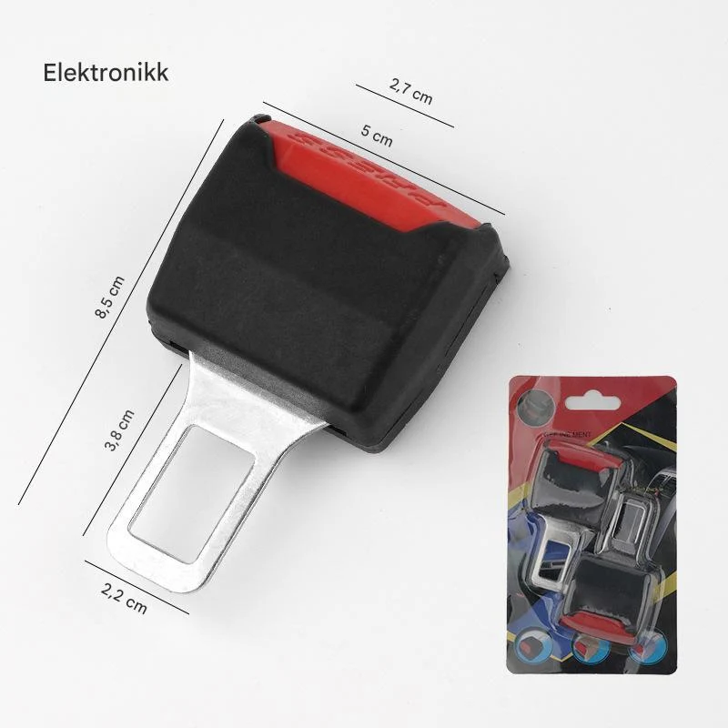 Anschnallgurt Verlängerung 2er Pack | Universeller Sicherheitsgurt Adapter für Auto & Kindersitz | Passend für 20-22mm Gurtzunge