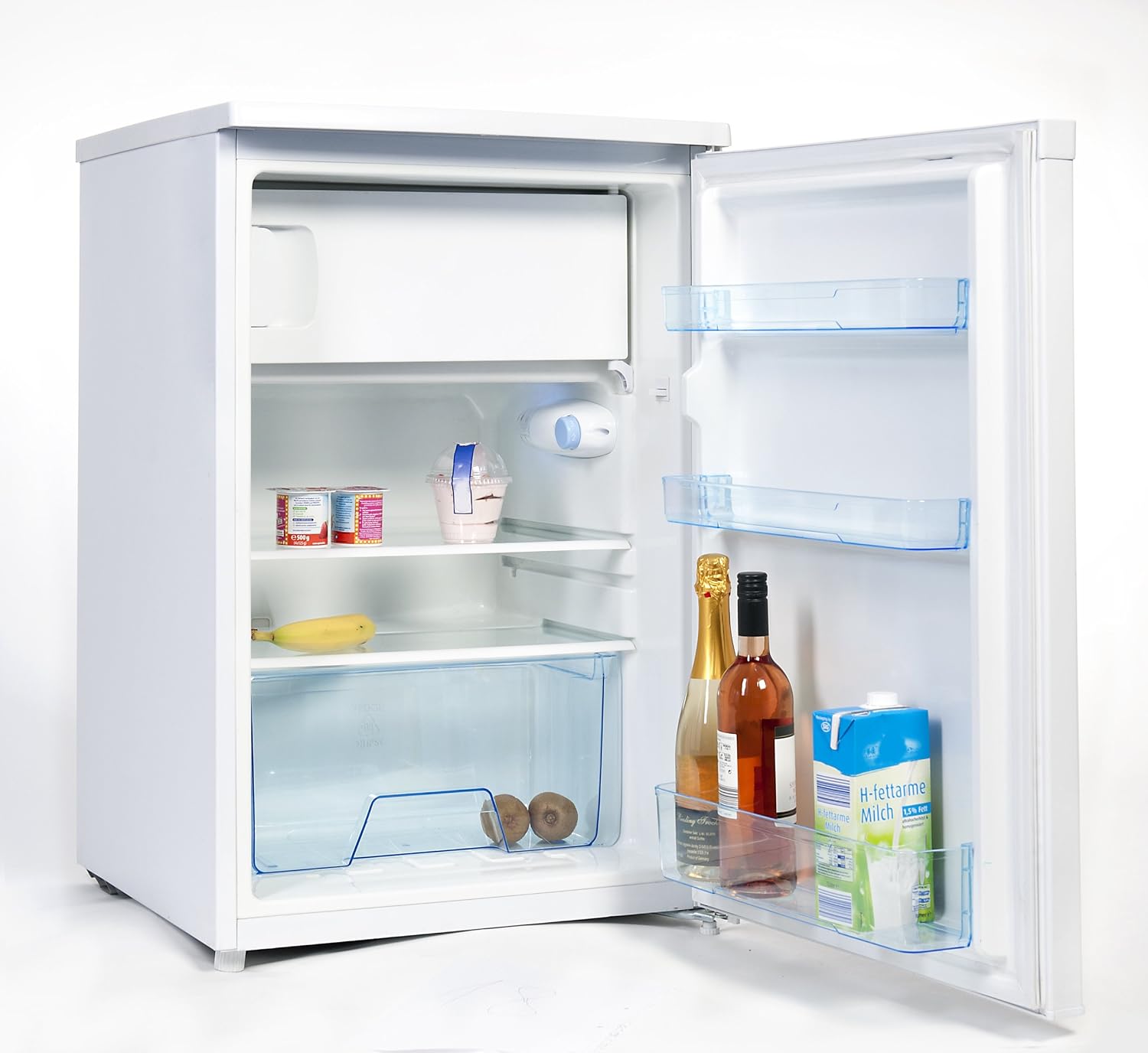 comfee HS-147RN Kühlschrank/A++ / 84.5 cm Höhe / 124 kWh / 98 L Kühlteil / 16 L Gefrierteil/weiß