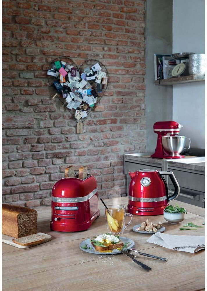 KitchenAid Toaster f��r 2 Scheiben mit Sandwich-Zange | Artisan | Retro Toast Machine | Verschiedene Funktionen und Br?unungsstufen | Gr��n