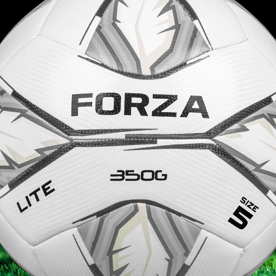 FORZA Lite & UltraLite Fußball [Größen 3,4 und 5] | Leichter Trainingsball für Jugendliche und Verletzungsrehabilitation | Ball mit geringem Aufprall für Übungen und Erholung von Schulen