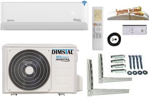 12000 BTU 3,6 kW QuickConnect ULTRA Split Klimaanlage + Heizung ECO Smart WiFi-Ready/Super Ioniser/Self-Clean/Follow Me komplett Set leise inkl. 4m QuickConnect Leitungen