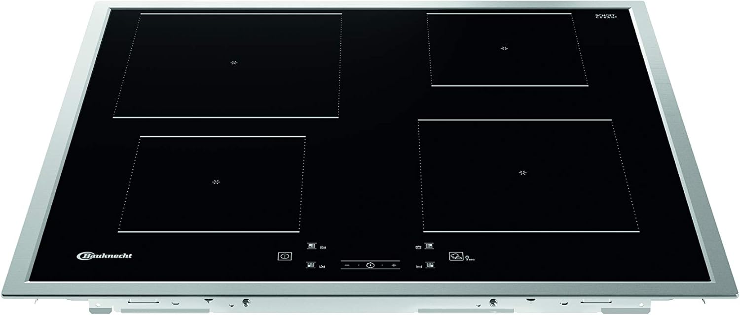 Bauknecht Induktions-Kochfeld BQ 2760S FT / Booster/ Touch Control /Simmer-Funktion / Restwärmeanzeige/ flacher Edelstahl-Rahmen