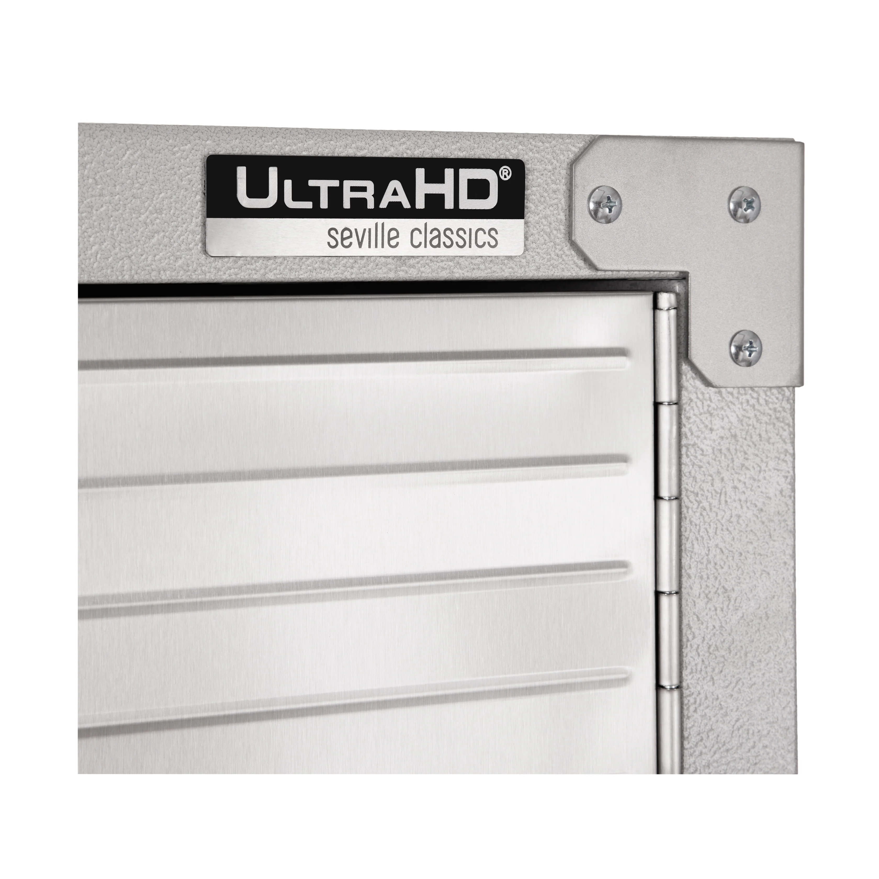 2025 Robuuste gereedschapskast van massief staal met RVS-deur, 61 x 46 x 168 cm, afsluitbaar, 4 legplanken, granietafwerking, UltraGuard? coating, draagvermogen 317 kg