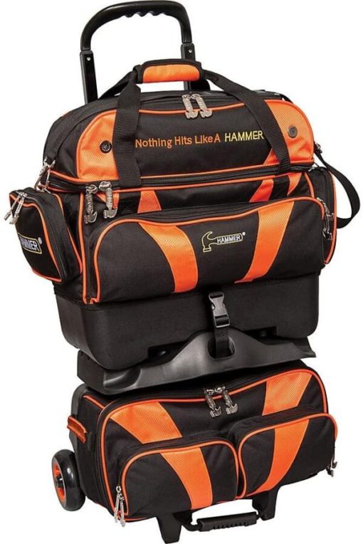Premium 4-Ball Stackable Bowling Bag