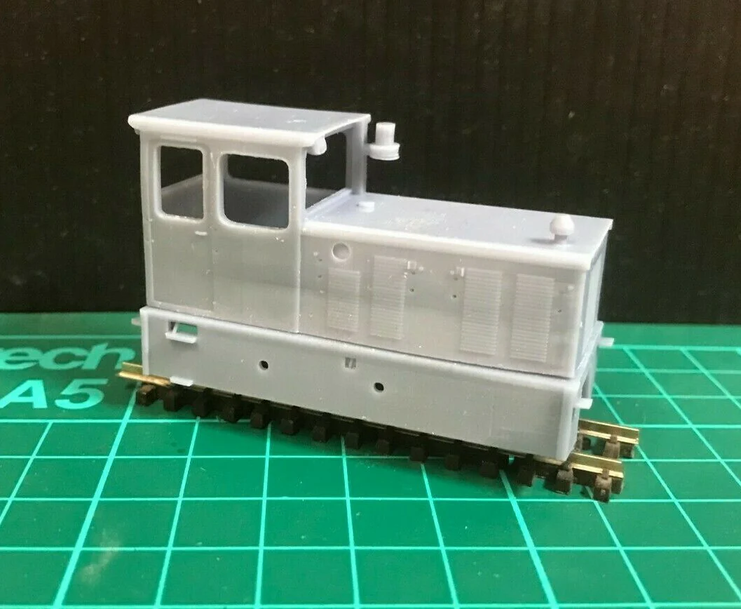 009 OO9 Diesel RNAD Baguley-Drewry locomotive kit uses KATO 11-109 chassis