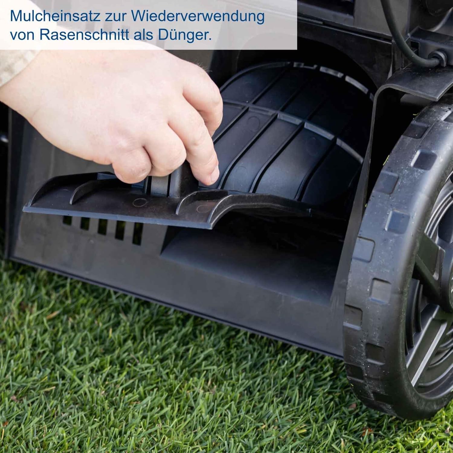 Scheppach Akku Rasenmäher BC-MP430-X 43cm Schnittbreite für 600-700m2 50L Korb Schnitthöhe 25-75mm Brushless 20V-IXES-Serie 10 Jahre Garantie 2X 4Ah Akku  und  Fastcharge Doppelladegerät