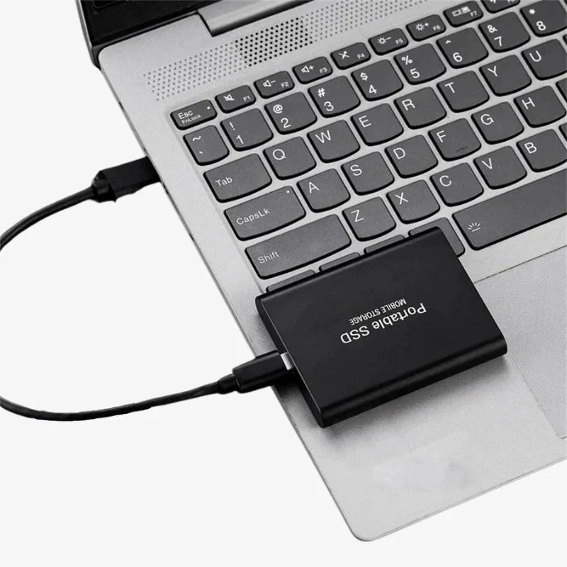 Externe SSD Festplatte Aluminium Tragbarer Speicher 128GB