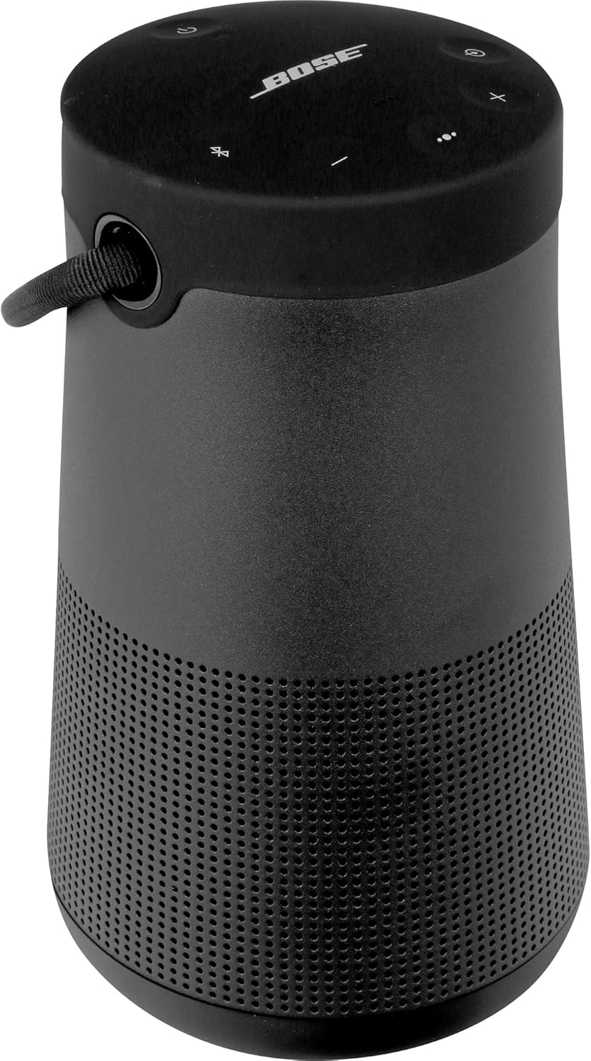 Bose SoundLink Revolve+ (Serie II) Bluetooth Speaker – Tragbarer, wasserabweisender kabelloser Lautsprecher mit Langer Akkulaufzeit, Schwarz
