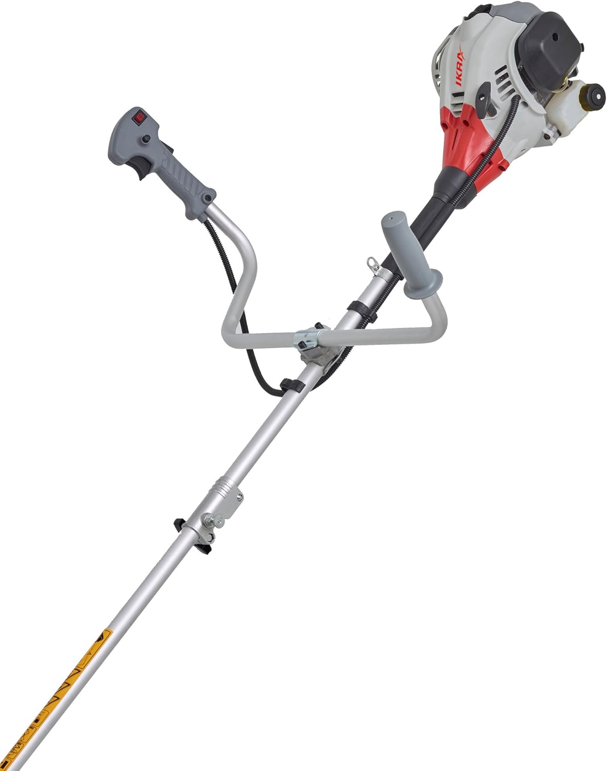 IKRA Benzin Freischneider Trimmer IBF 25-1 inkl. Fadenspule, 4-Zahn-Messer & Schultergurt