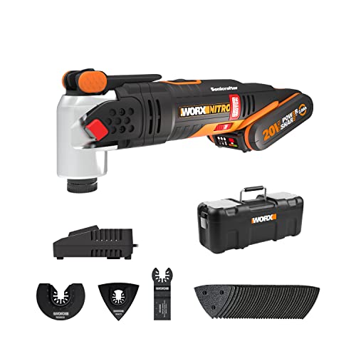 Worx WX693, Multifunzione a Batteria 20 V MAX Li ion, Motore Brushless, Power Share 20 V : Fai da te