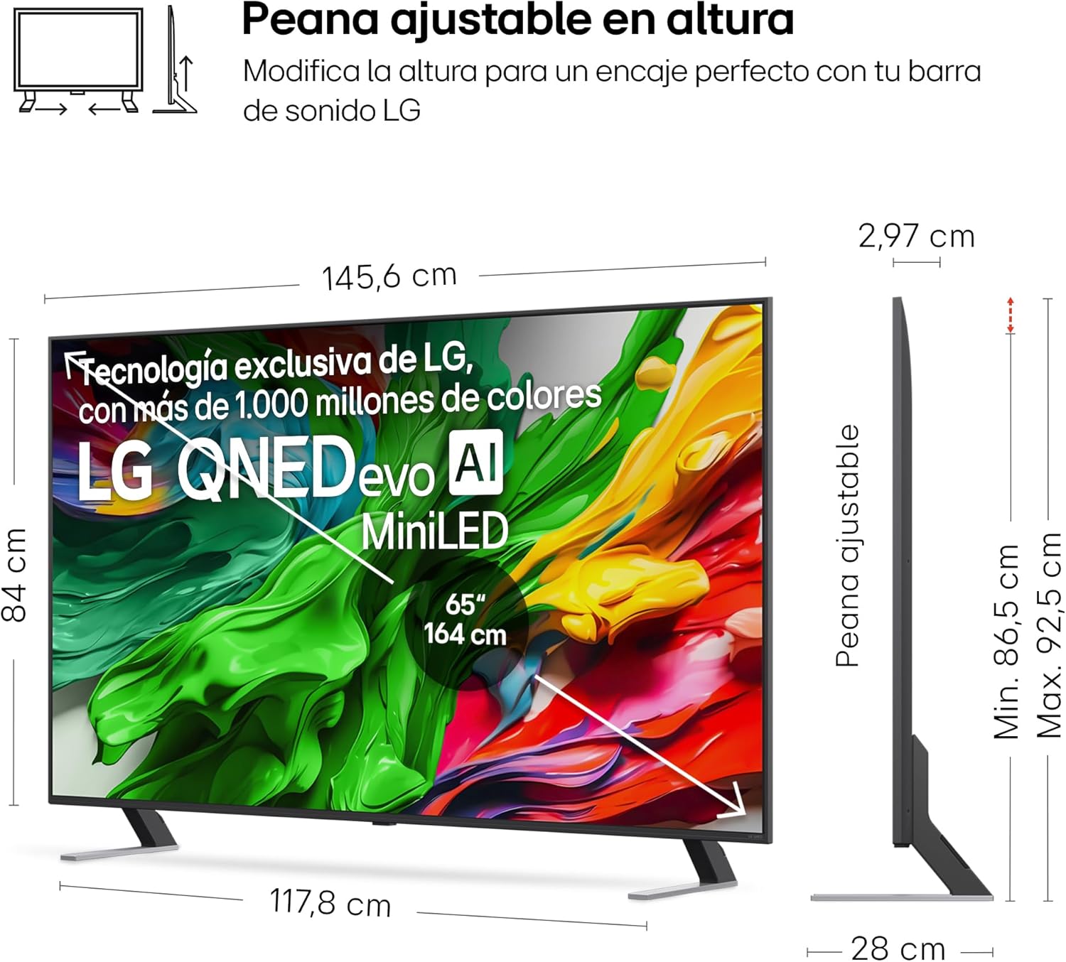 LG 65QNED85A6C - TV 65