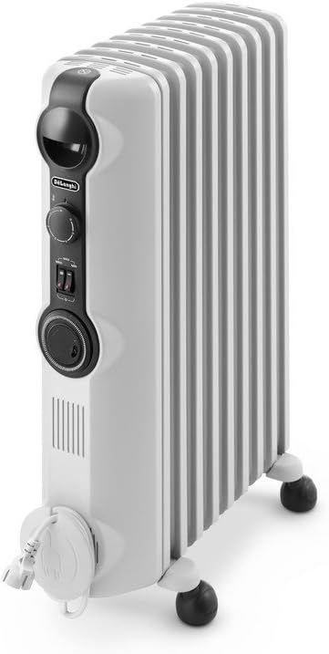 De'Longhi 9 Fin Electric Oil Heater, 2000W with Timer & 3 Settings