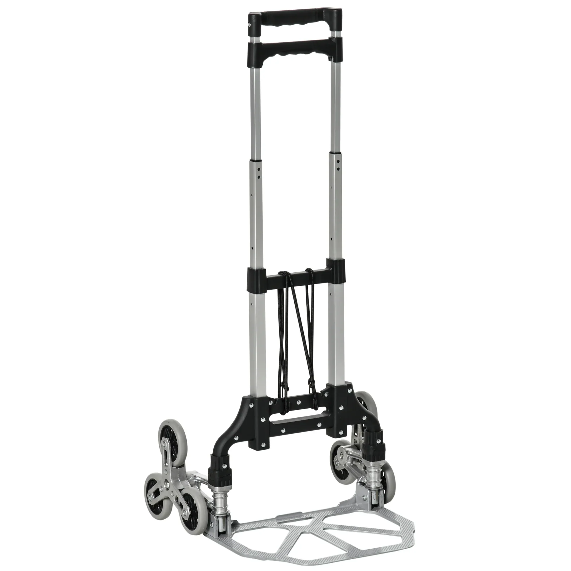 Durhand Trappensteekwagen 6 wielen opvouwbaar aluminium