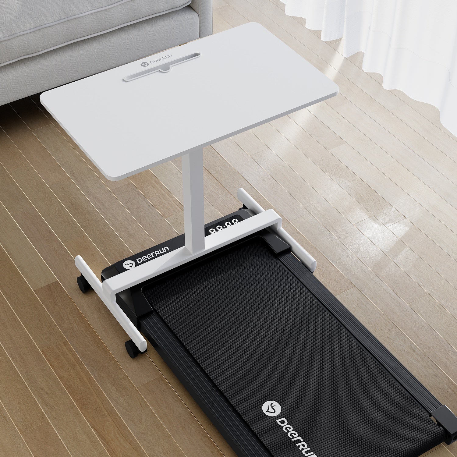 DeerRun Q1 Urban Mini loopband voor onder het bureau met afstandsbediening